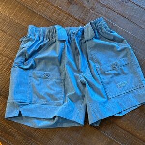 AFTCO Blue Cargo Shorts for Men